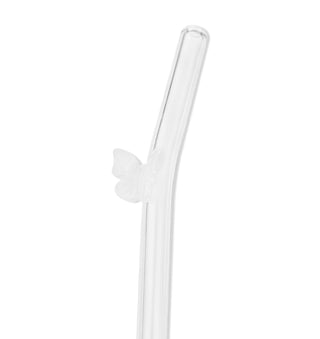 Long Glass Straw 4er Set | Ribbon